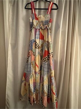 NWT Hunter Bell Patchwork Maxi Dress